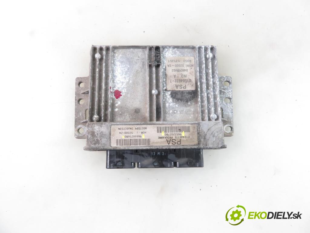 PEUGEOT 206 SW (2E/K) KOMBI 2004 55,00 1.4 - KFW (TU3JP) 1360,00 Riadiaca jednotka Motor 9652202780 ; 9644625680