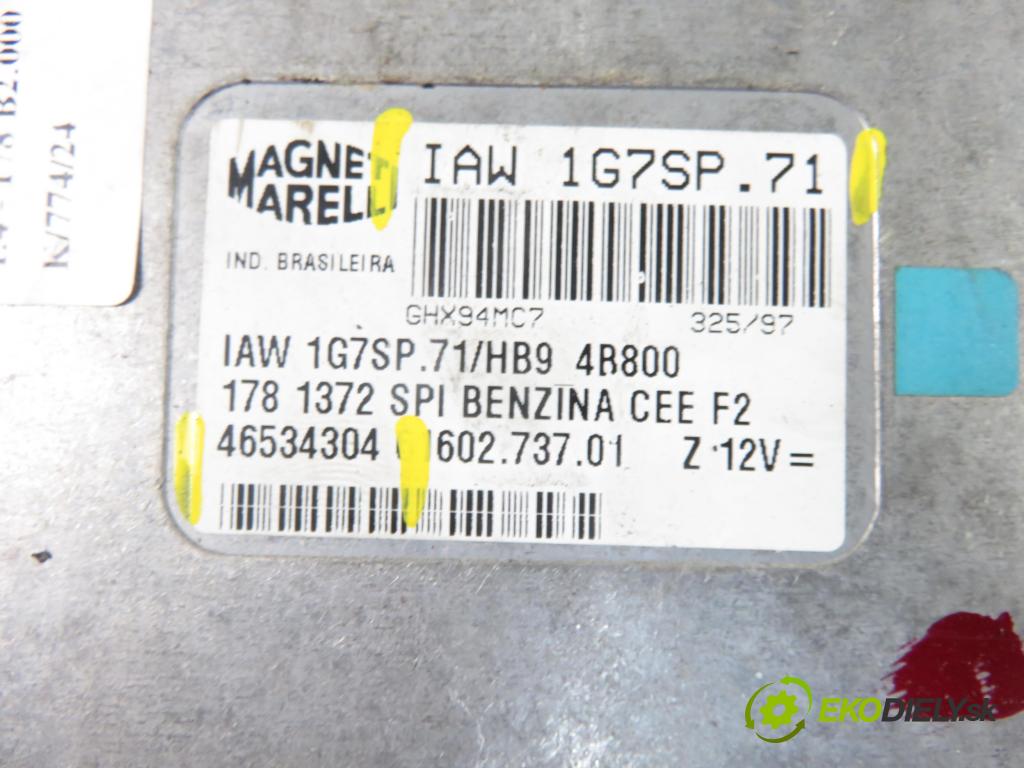 FIAT SIENA (178_) / ALBEA SEDAN 1998 51,00 1.4 - 178 B2.000 1372,00 Riadiaca jednotka Motor IAW1G7SP71 ; 46534304