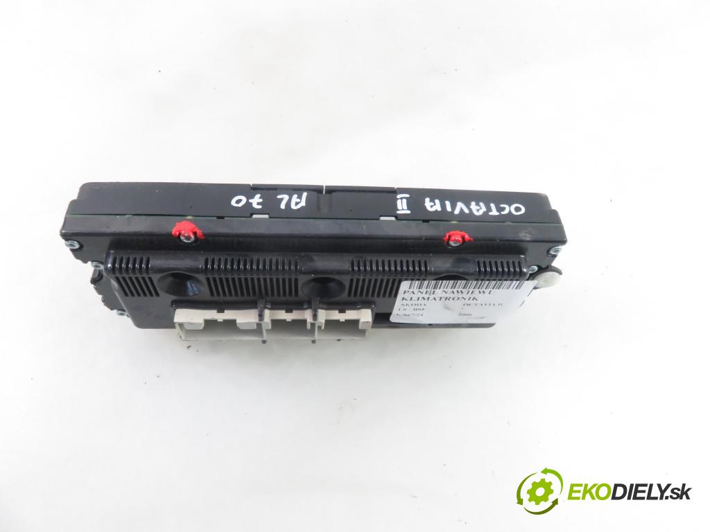 SKODA OCTAVIA II (1Z3) LIFTBACK 2006 75,00 1.6 - BSE 1595,00 Panel kúrenia KLIMATRONIK 