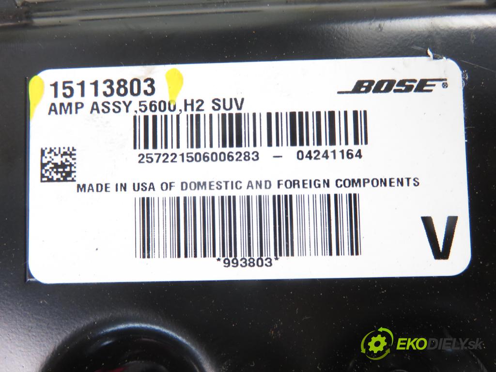 HUMMER HUMMER H2 SUV 2005 249,00 6.0 AWD - LQ4 5967,00 Zosilňovač 15113803 (Zosilňovače)