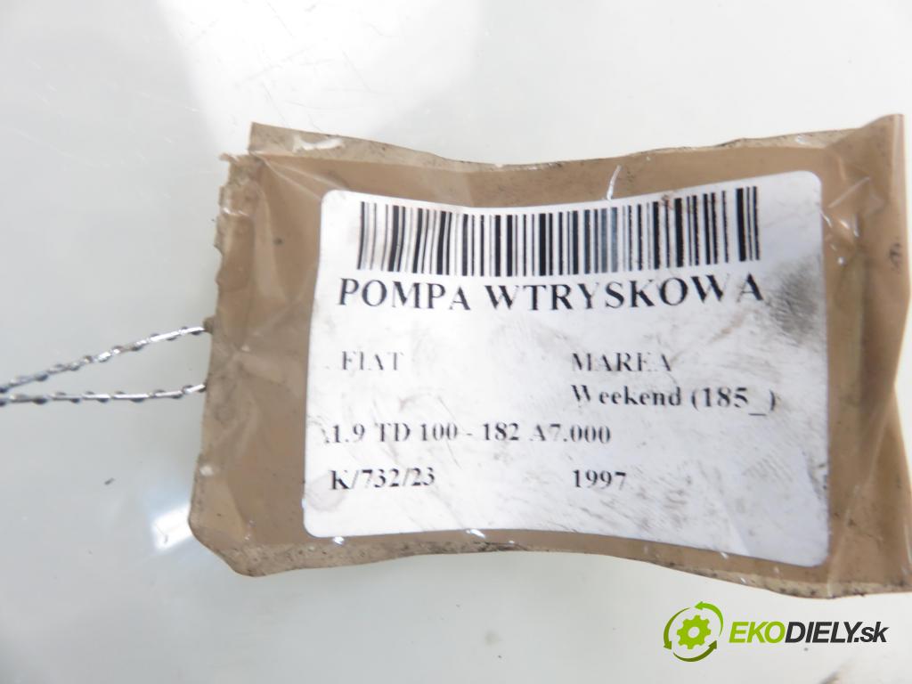 FIAT MAREA Weekend (185_) KOMBI 1997 74,00 1.9 TD 100 - 182 A7.000 1910,00 Pumpa vstrekovacia R8448B096C (Vstrekovacie čerpadlá)