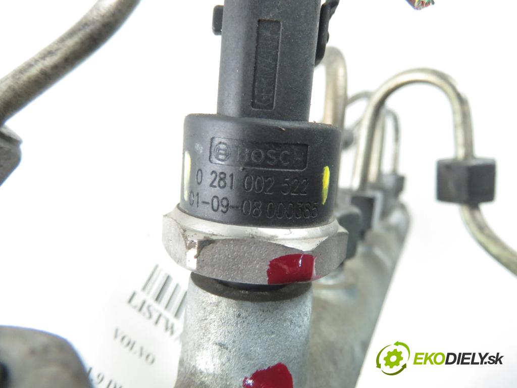 VOLVO V40 Kombi (645) KOMBI 2001 85,00 1.9 DI 116 - D 4192 T3 1870,00 Lišta vstrekovacia 7700111013 ; 0445214015 ; 0281002522 (Vstrekovacie lišty)