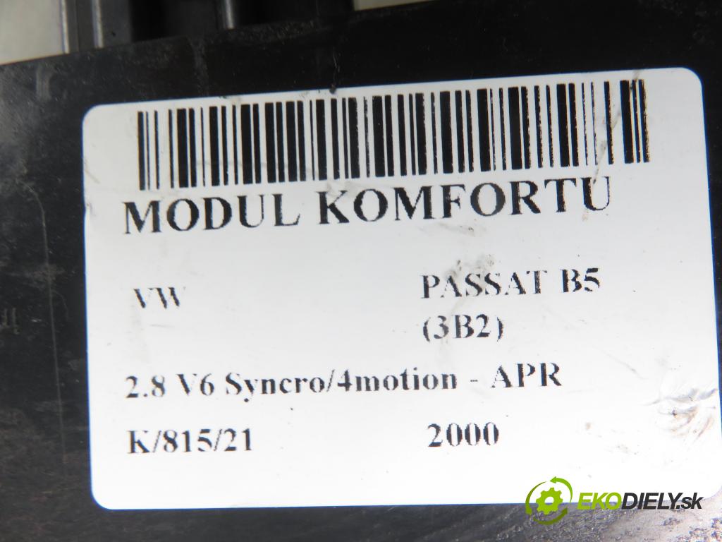VW PASSAT B5 (3B2) SEDAN 2000 142,00 2.8 V6 Syncro/4motion - APR 2771,00 MODUL komfortu 1J0959799AH
