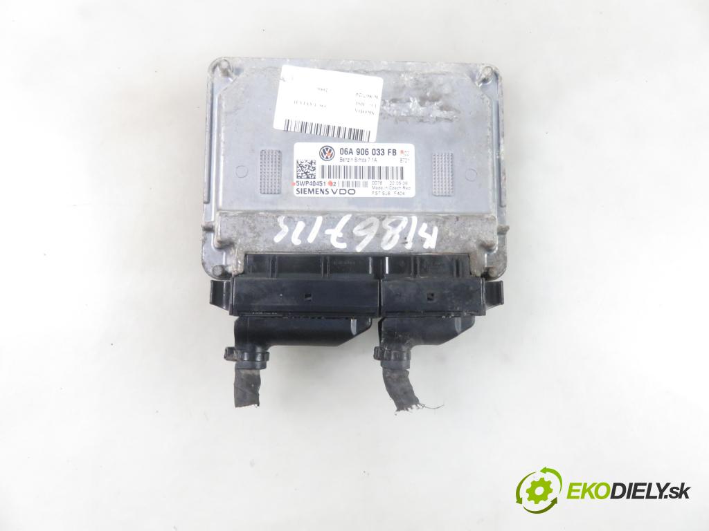 SKODA OCTAVIA II (1Z3) LIFTBACK 2006 75,00 1.6 - BSE 1595,00 Riadiaca jednotka Motor 06A906033FB ; 5WP40451