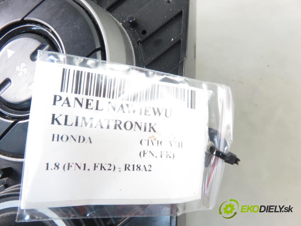 HONDA CIVIC VIII Hatchback (FN, FK) HB 2008 103,00 1.8 (FN1, FK2) - R18A2 1799,00 Panel kúrenia KLIMATIZACE: 79600SMGE4