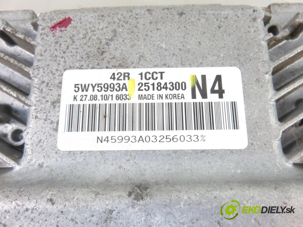 CHEVROLET AVEO / KALOS liftback (T250, T255) HB 2011 55,00 1.2 S-TEC II - B12D1 1206,00 Riadiaca jednotka Motor 5WY5993A