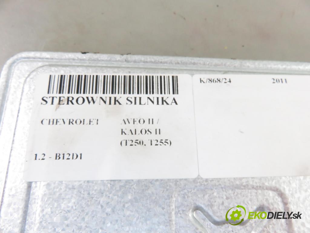 CHEVROLET AVEO / KALOS liftback (T250, T255) HB 2011 55,00 1.2 S-TEC II - B12D1 1206,00 Riadiaca jednotka Motor 5WY5993A