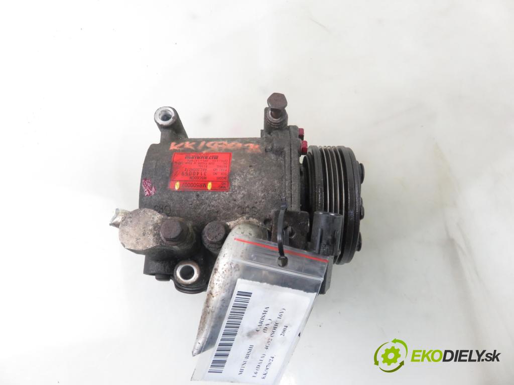 MITSUBISHI CARISMA (DA_) LIFTBACK 2004 73,00 1.6 (DA1A) - 4G92 (SOHC 16V) 1597,00 KOMPRESOR: klimatizace MR500007 (Kompresory)