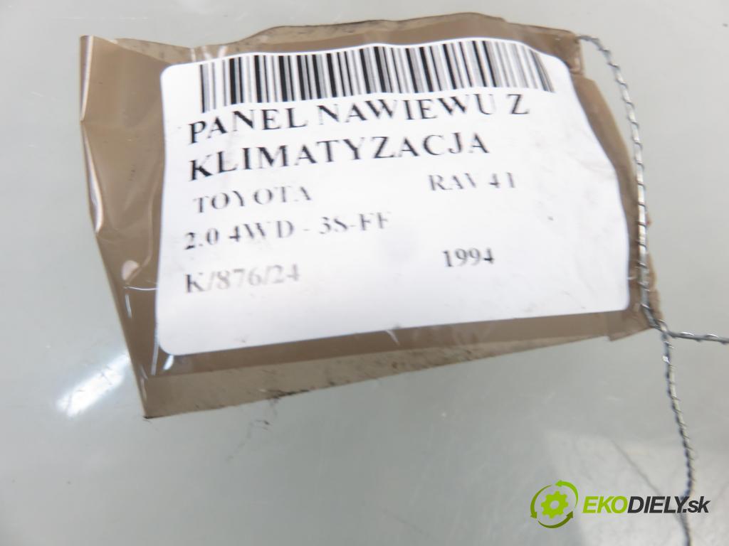 TOYOTA RAV 4 I (_A1_) SUV 1994 95,00 2.0 4WD - 3S-FE 1998,00 Panel kúrenia KLIMATIZACE: