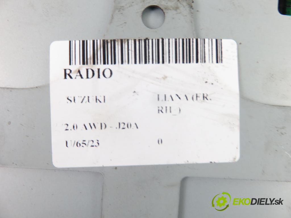 SUZUKI LIANA (ER, RH_) SEDAN 2002 108,00 2.0 - J20A 1995,00 RADIO CD