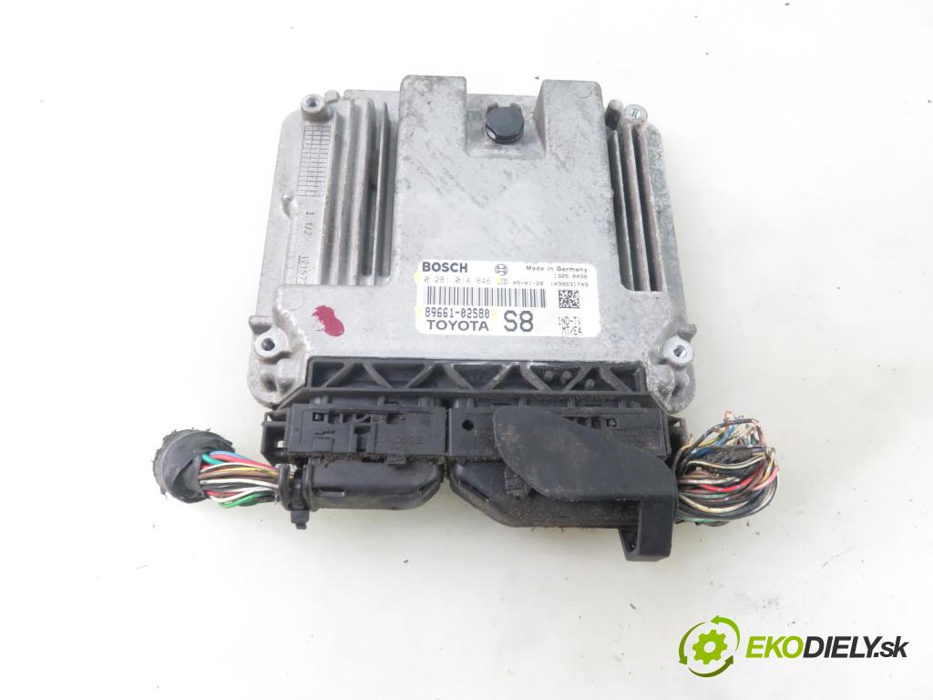 TOYOTA AURIS (_E15_) HB 2009 66,00 1.4 D-4D 90 - 1ND-TV 1364,00 Riadiaca jednotka Motor 8966102S80 ; 0281014846