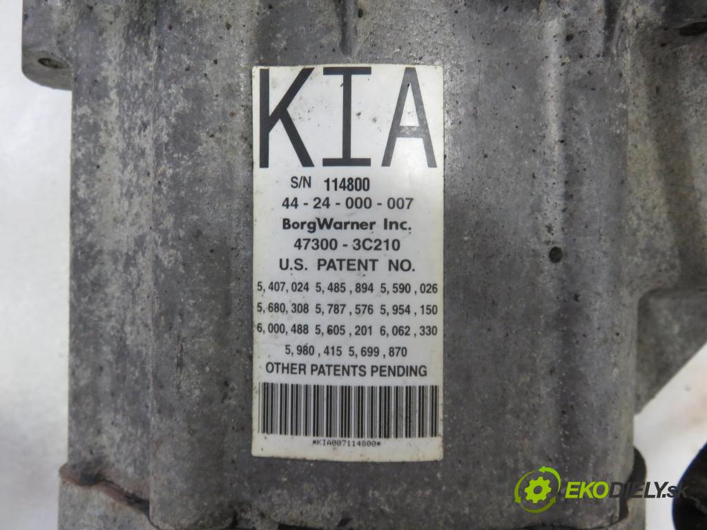 KIA SORENTO I (JC) SUV 2003 103,00 2.5 CRDi 140 - D4CB 2497,00 Prevodovka automatická 3040LE ; 450004A620 ; 473003C210