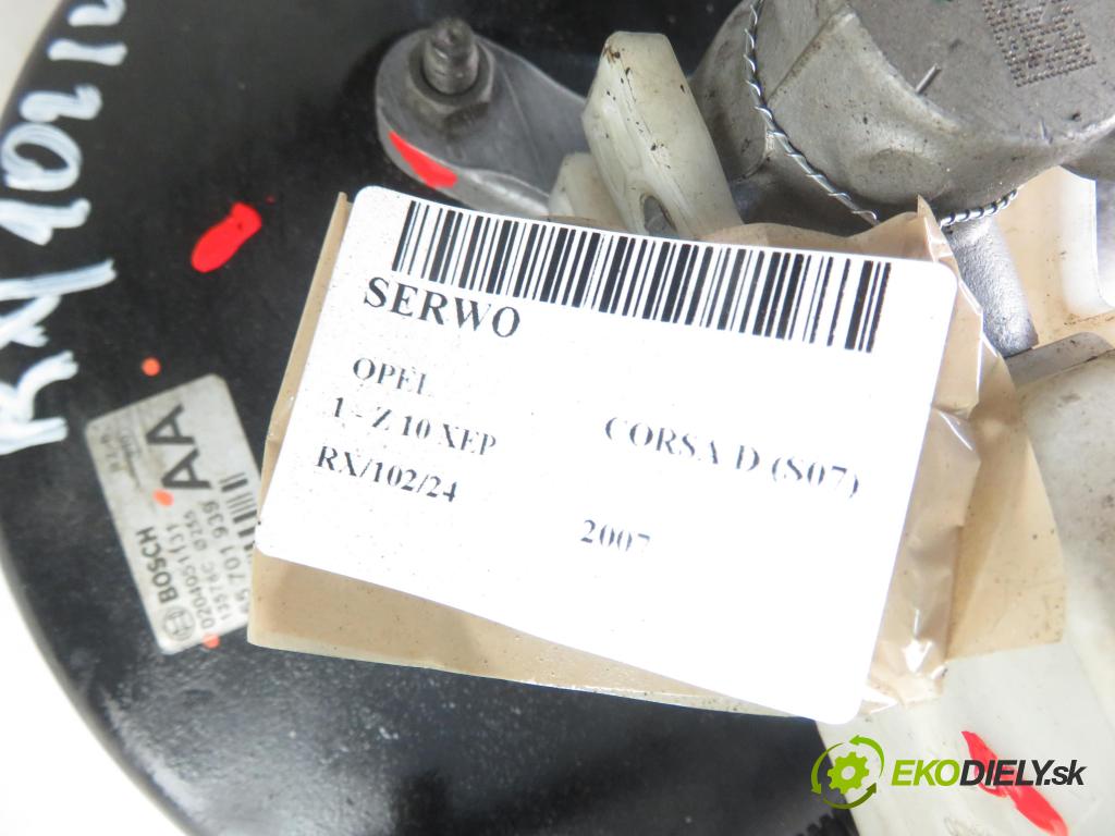 OPEL CORSA D (S07) HB 2007 44,00 1.0 12V 60 - Z 10 XEP 998,00 Posilovač 0204051131 ; 55701939AA (Servočerpadlá, pumpy riadenia)