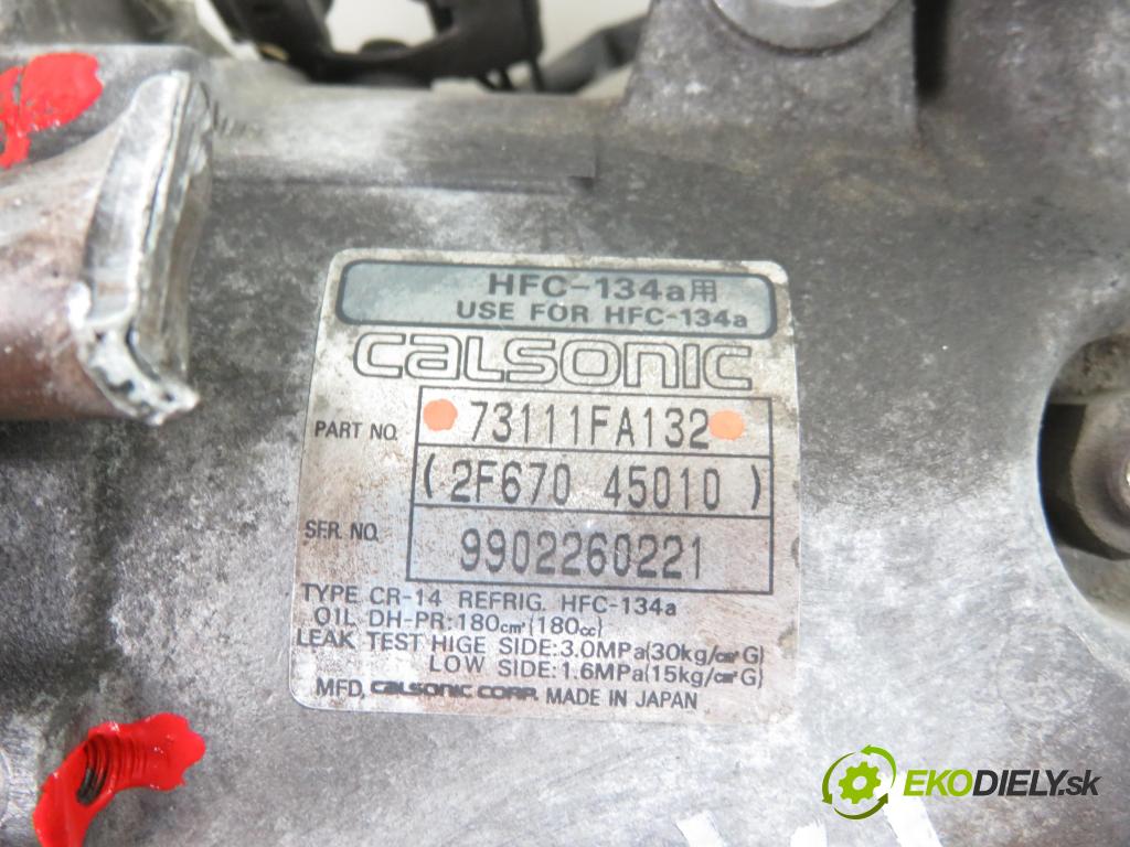 SUBARU FORESTER (SF_) SUV 1999 92,00 2.0 AWD 125 - EJ202 1994,00 KOMPRESOR: klimatizace 73111FA132 (Kompresory)