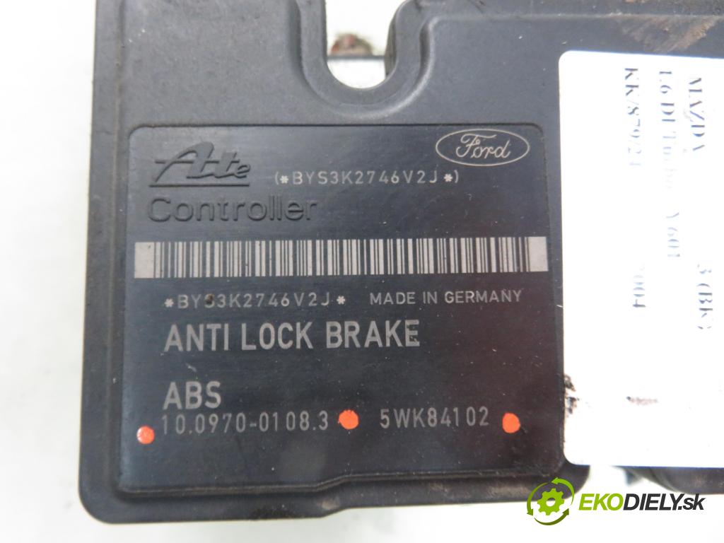 MAZDA 3 (BK) HB 2004 80,00 1.6 DI Turbo 109 - Y601 (PSA) 1560,00 Pumpa ABS 10097001083 ; 5WK84102 (Pumpy ABS)