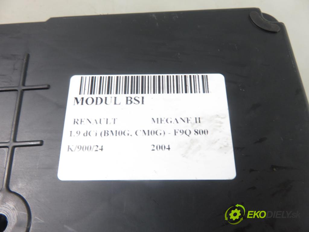 RENAULT MEGANE II (BM0/1_, CM0/1_) HB 2004 88,00 1.9 dCi 120 - F9Q 800 1870,00 MODUL BSI 8200309690 ; S118400220D