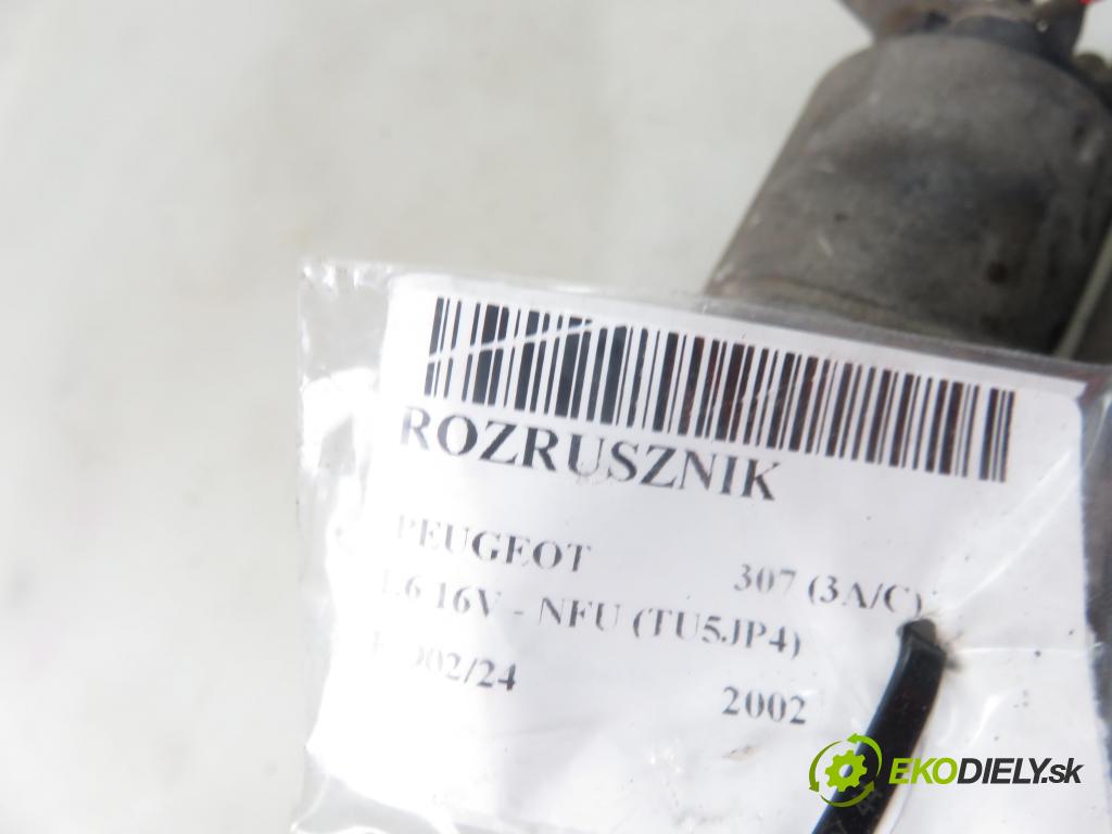 PEUGEOT 307 (3A/C) HB 2002 80,00 1.6 16V - NFU (TU5JP4) 1587,00 startér D6RA572 (Startér)