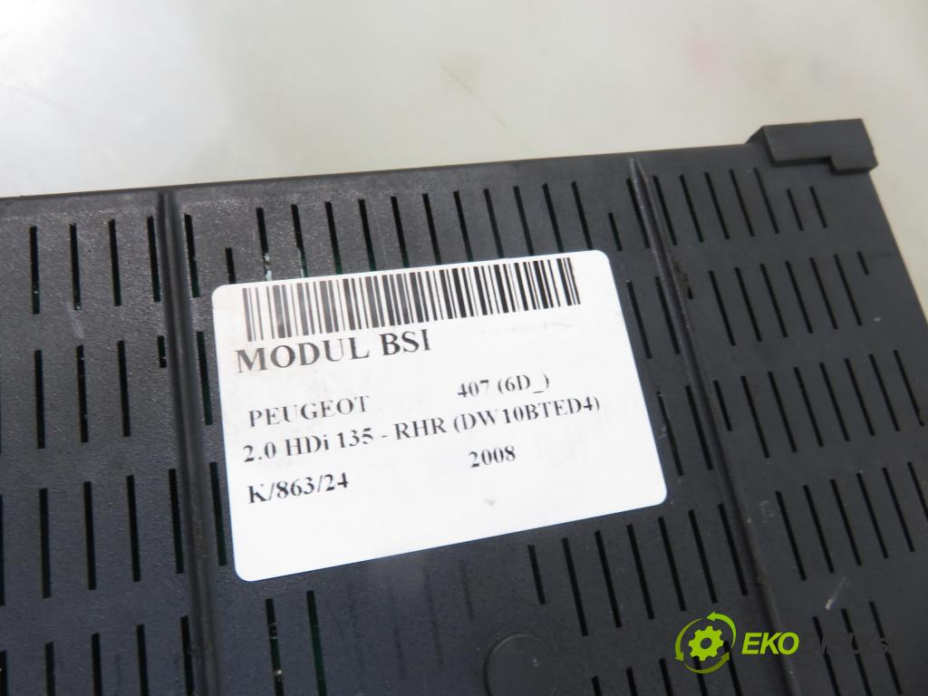 PEUGEOT 407 (6D_) SEDAN 2008 100,00 2.0 HDi 135 - RHR 1997,00 MODUL BSI 9664059080