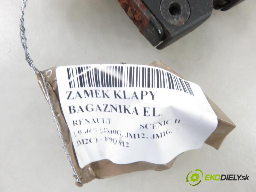 RENAULT SCENIC II (JM0/1_) MINIVAN 2004 88,00 1.9 dCi 120 - F9Q 812 1870,00 zámok dveří kufr EL. 8200076240D
