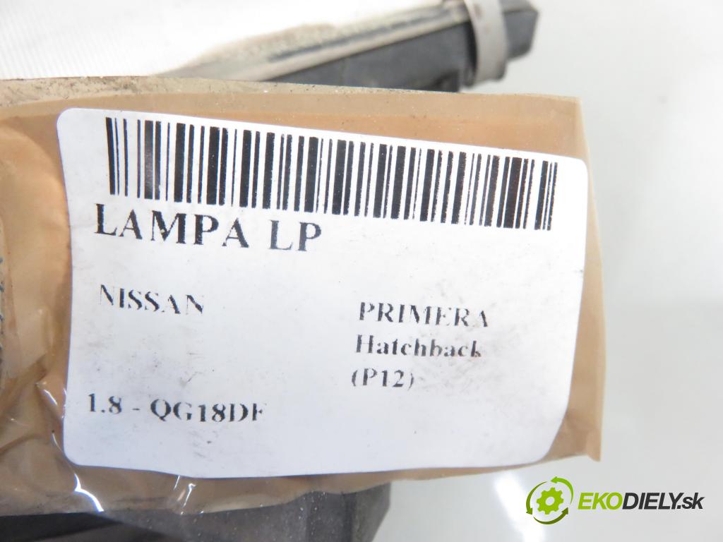 NISSAN PRIMERA Hatchback (P12) LIFTBACK 2005 0,00 1.8 - QG18DE 1769,00 Svetlo LP