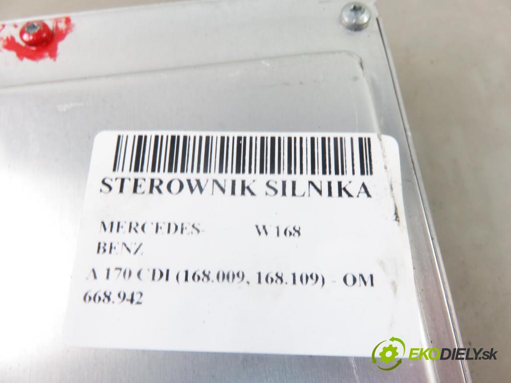 MERCEDES-BENZ KLASA A (W168) HB 2004 70,00 A 170 CDI 95 - OM 668.942 1689,00 Riadiaca jednotka Motor A6681530879 ; 0281011151