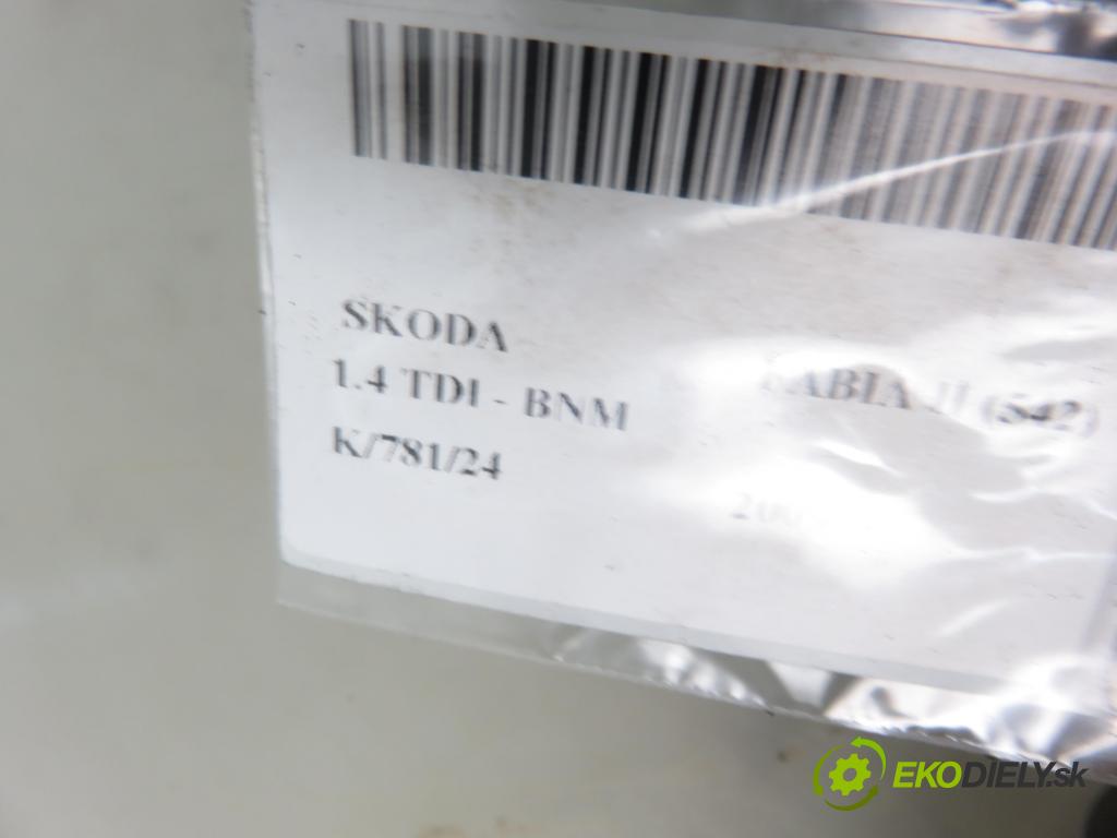 SKODA FABIA II (542) HB 2009 51,00 1.4 TDI - BNM 1422,00 Poloos PP 6Q0407272DM