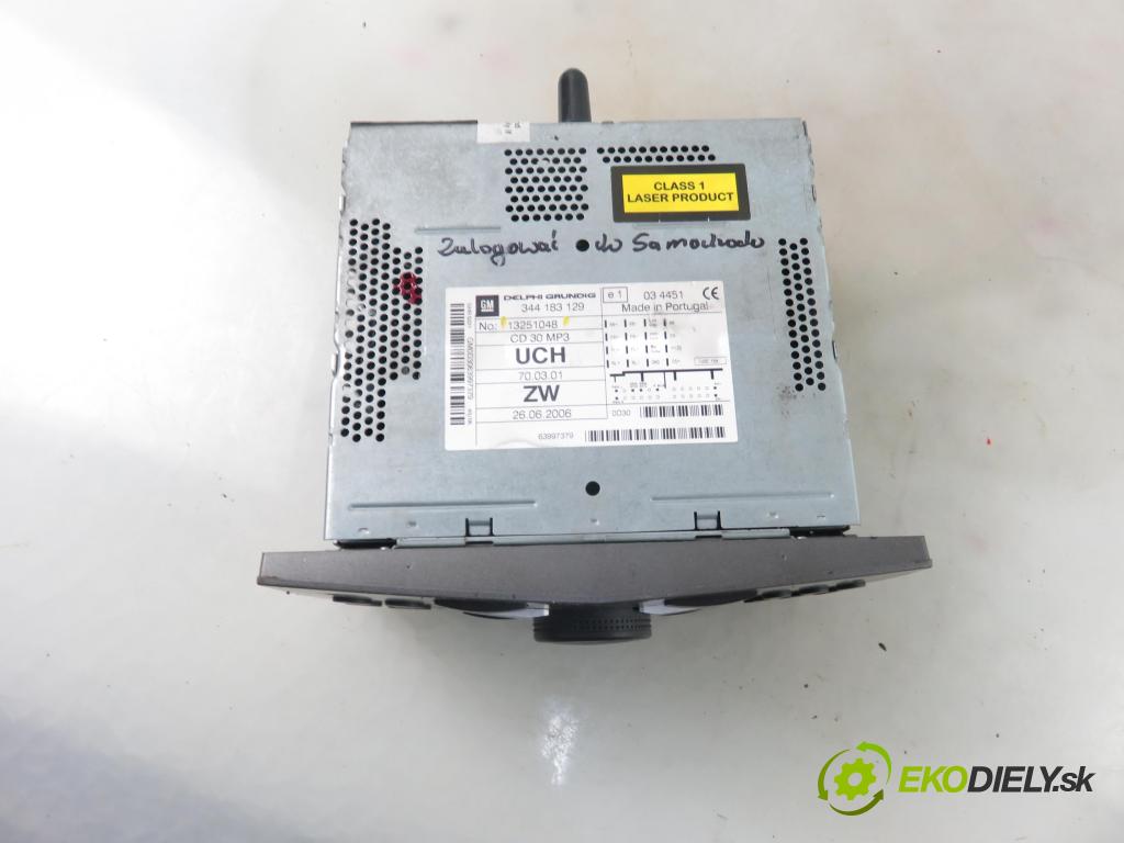 OPEL ASTRA H GTC (L08) HB 2007 74,00 1.7 CDTi - Z 17 DTH 1686,00 RADIO CD 13251048