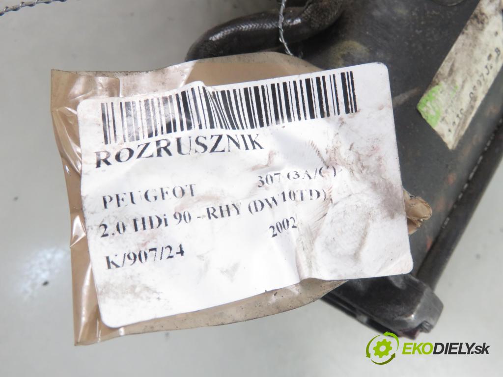 PEUGEOT 307 (3A/C) HB 2002 66,00 2.0 HDi 90 - RHY (DW10TD) 1997,00 Štartér (Štartéry)