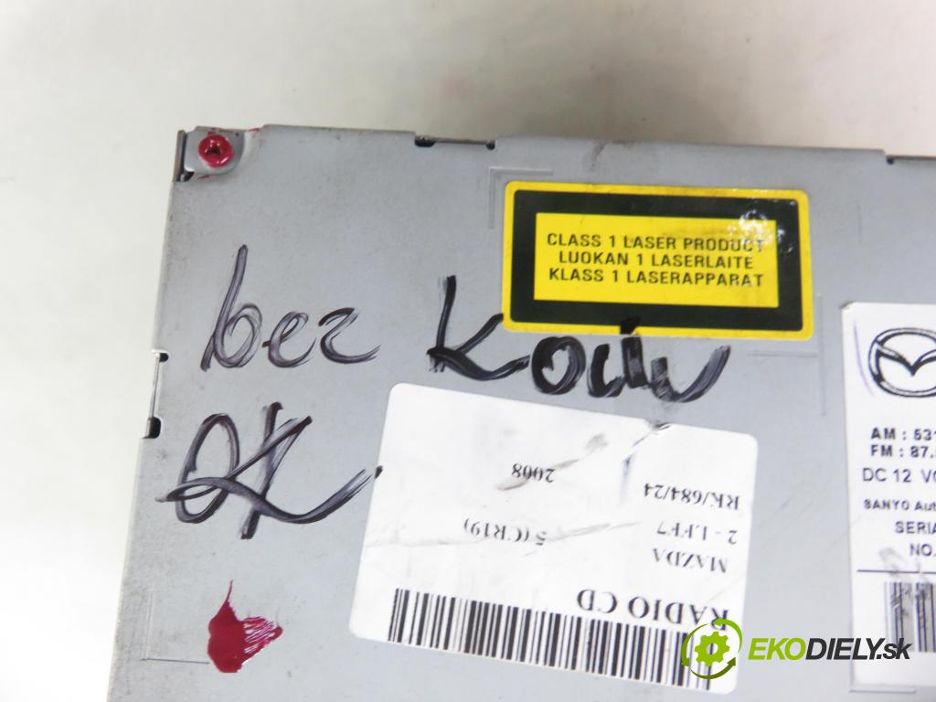 MAZDA 5 (CR19) MINIVAN 2008 107,00 2 - LFF7 1999,00 RADIO CD 14797325