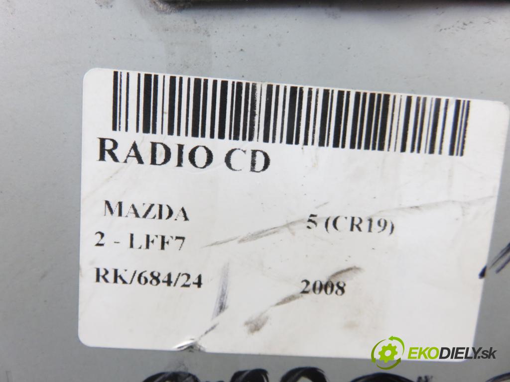 MAZDA 5 (CR19) MINIVAN 2008 107,00 2 - LFF7 1999,00 RADIO CD 14797325