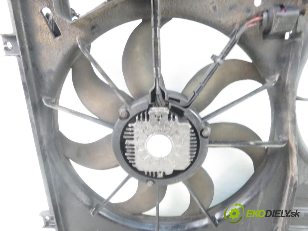 VW TOURAN (1T1, 1T2) MINIVAN 2004 100,00 2.0 TDI PD 16V 136 - AZV 1968,00 Ventilátor chladič vody 1K0121207G ; 1K0121205B