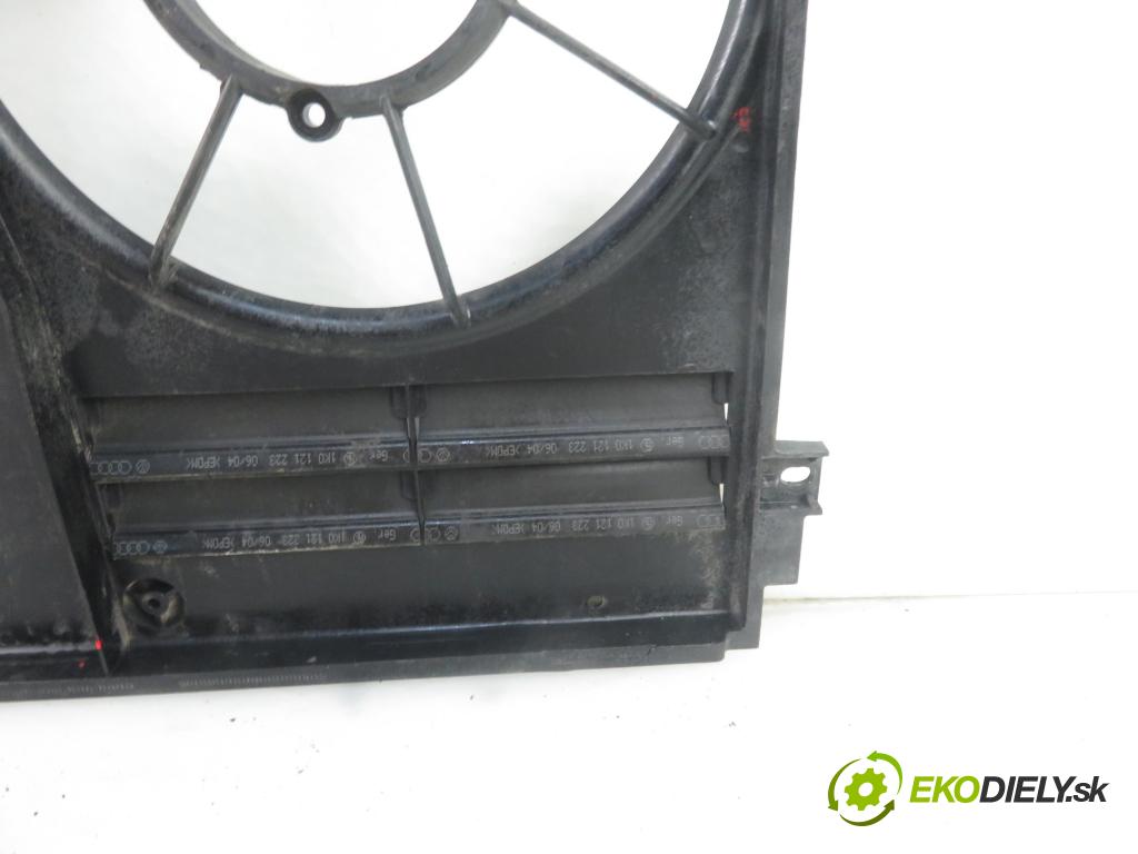 VW TOURAN (1T1, 1T2) MINIVAN 2004 100,00 2.0 TDI PD 16V 136 - AZV 1968,00 Ventilátor chladič vody 1K0121207G ; 1K0121205B