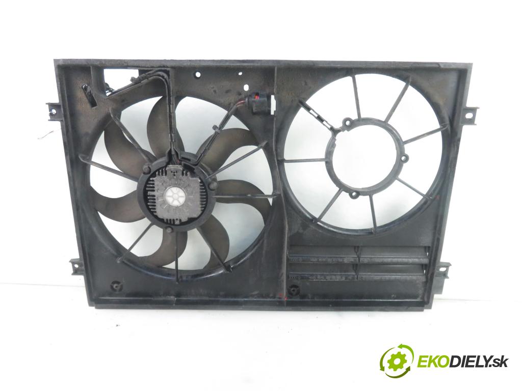 VW TOURAN (1T1, 1T2) MINIVAN 2004 100,00 2.0 TDI PD 16V 136 - AZV 1968,00 Ventilátor chladič vody 1K0121207G ; 1K0121205B