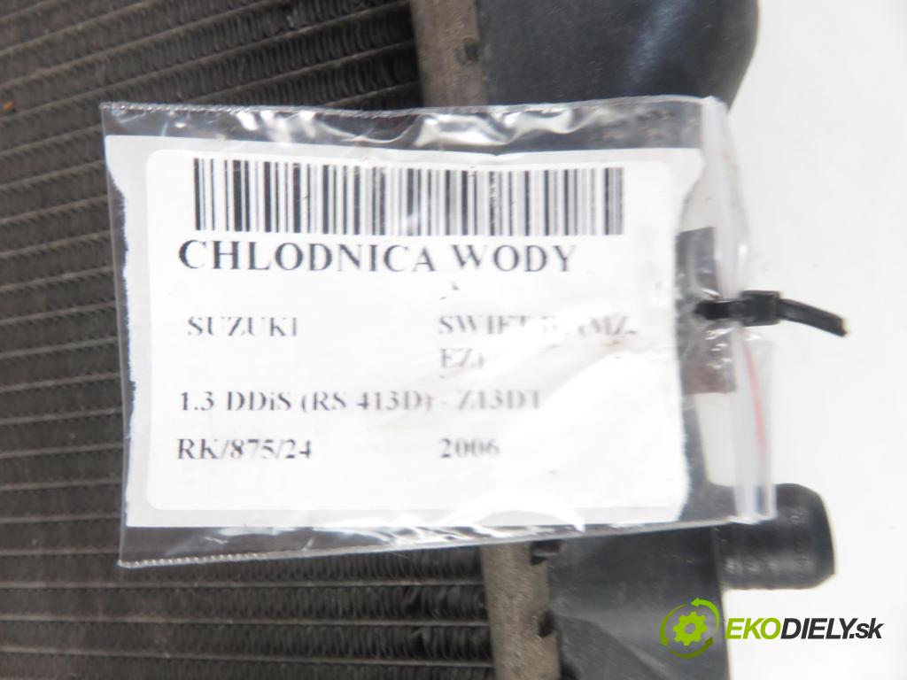 SUZUKI SWIFT III (MZ, EZ) HB 2006 51,00 1.3 DDiS (RS 413D) 69 - Z13DT 1248,00 chladič vody