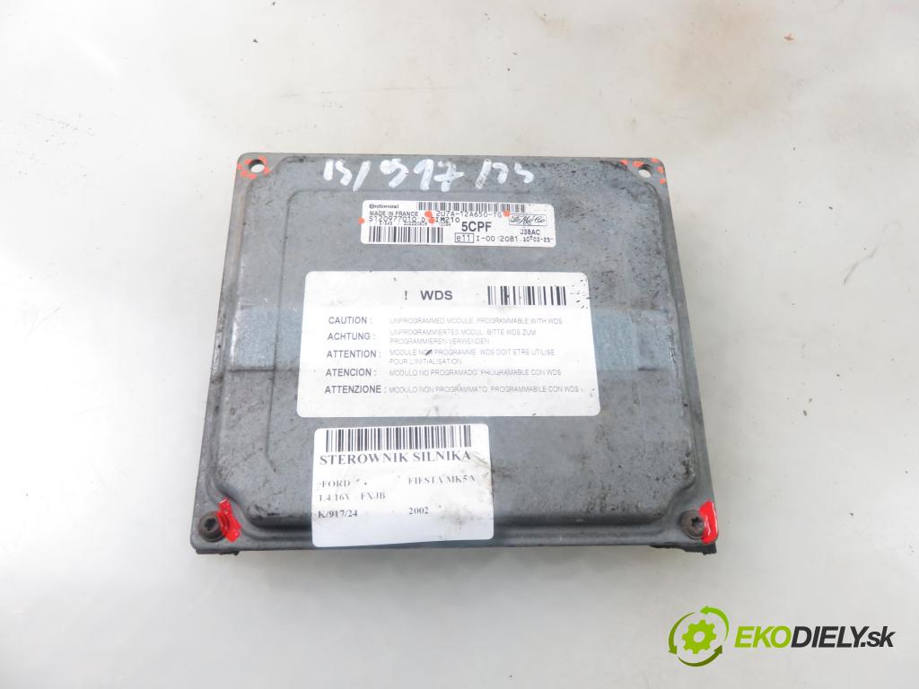 FORD FIESTA V (JH_, JD_) HB 2002 59,00 1.4 16V - FXJB 1388,00 Riadiaca jednotka Motor 2U7A12A650TG ; S120977010D