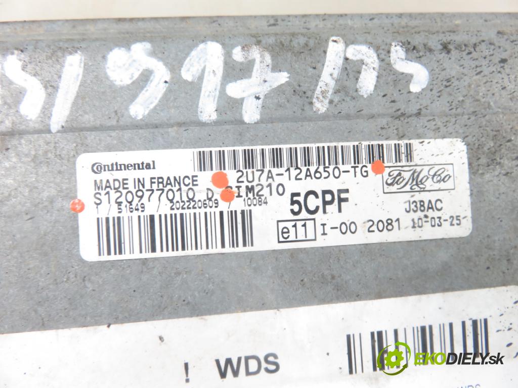 FORD FIESTA V (JH_, JD_) HB 2002 59,00 1.4 16V - FXJB 1388,00 Riadiaca jednotka Motor 2U7A12A650TG ; S120977010D