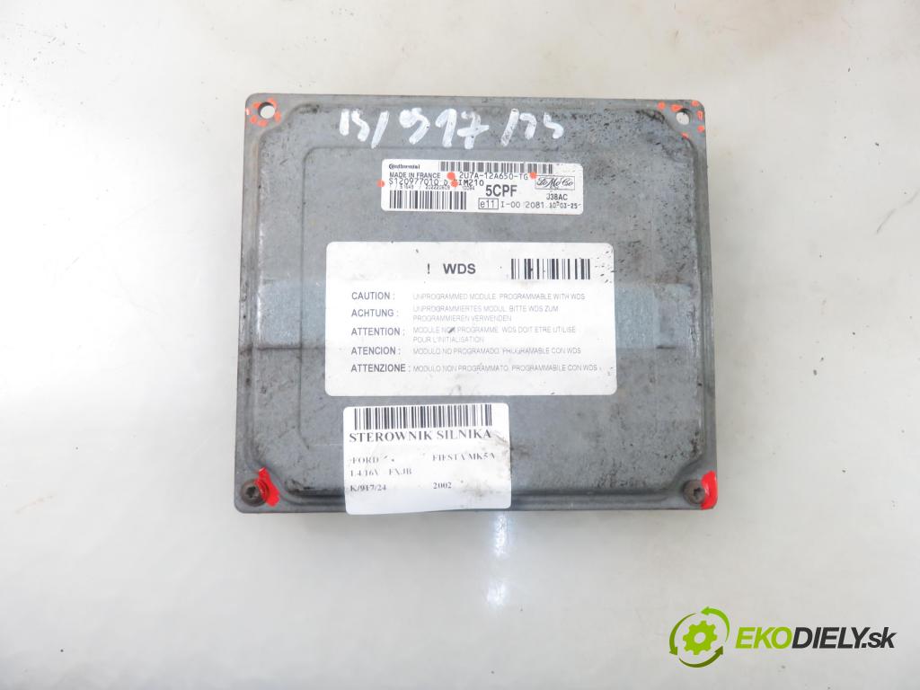 FORD FIESTA V (JH_, JD_) HB 2002 59,00 1.4 16V - FXJB 1388,00 Riadiaca jednotka Motor 2U7A12A650TG ; S120977010D