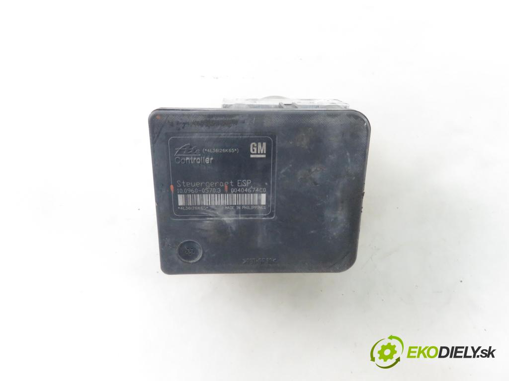 OPEL ZAFIRA B (A05) MINIVAN 2007 110,00 1.9 CDTI 150 - Z 19 DTH 1910,00 Pumpa ABS 10096005703 ; 13244860BJ (Pumpy ABS)