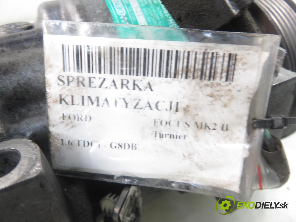 FORD FOCUS II Turnier (DA_, FFS, DS) KOMBI 2004 80,00 1.6 TDCi 109 - G8DB 1560,00 KOMPRESOR: klimatizace  (Kompresory)