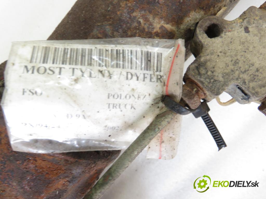 FSO POLONEZ TRUCK PICK-UP 2002 51,00 1.9 D 69 - XUD 9A (PSA) 1905,00 Most zadný / ,diferenciál