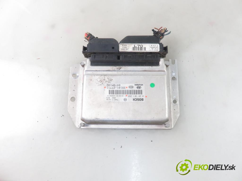 HYUNDAI GETZ (TB) HB 2003 60,00 1.5 CRDi - D3EA 1493,00 Riadiaca jednotka Motor 0281011260 ; 3910127711