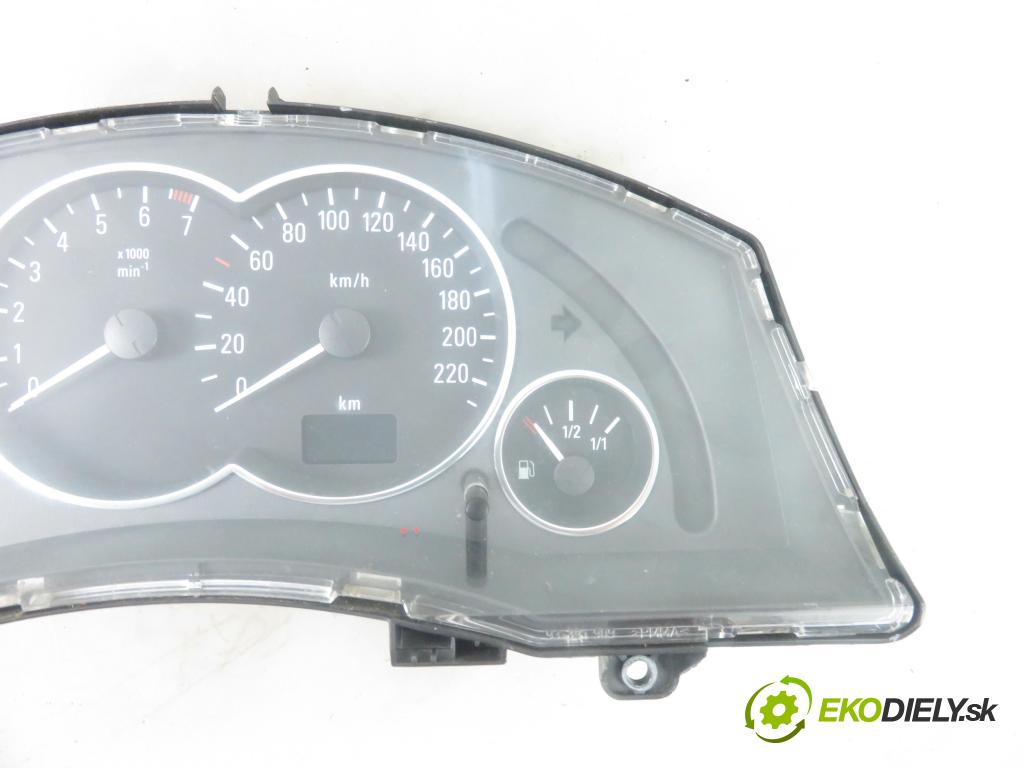 OPEL MERIVA A nadwozie wielkoprzestrzenne (MPV) (X03) HB 2004 74,00 1.6 16V - Z 16 XE 1598,00 prístrojovka elektrický 13173382XU