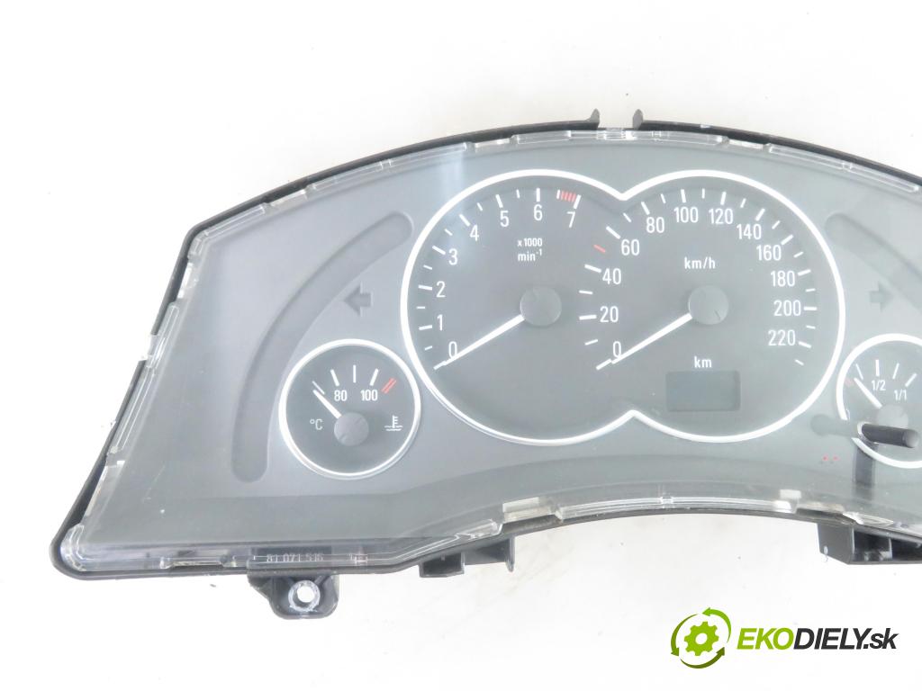 OPEL MERIVA A nadwozie wielkoprzestrzenne (MPV) (X03) HB 2004 74,00 1.6 16V - Z 16 XE 1598,00 prístrojovka elektrický 13173382XU