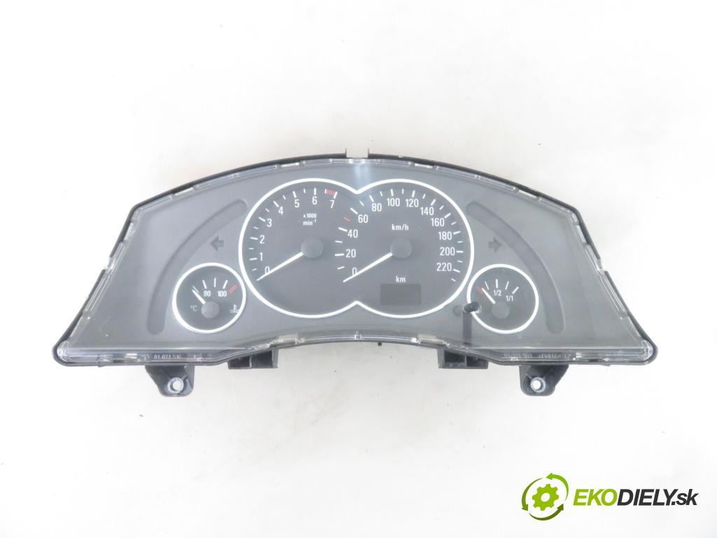 OPEL MERIVA A nadwozie wielkoprzestrzenne (MPV) (X03) HB 2004 74,00 1.6 16V - Z 16 XE 1598,00 prístrojovka elektrický 13173382XU