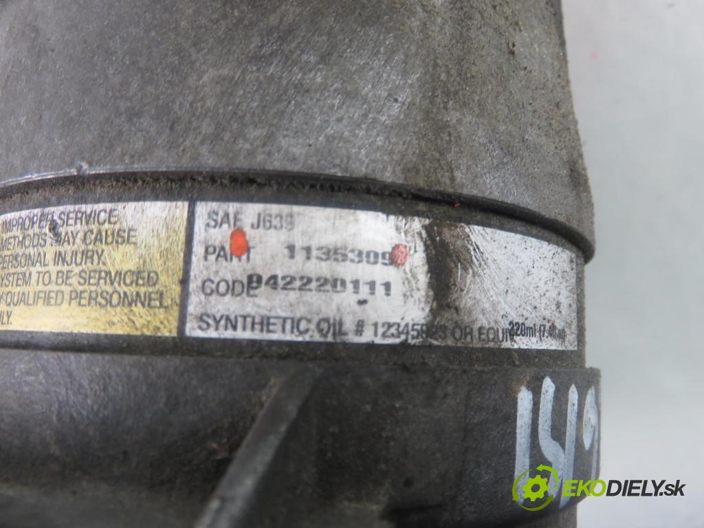 RENAULT SCENIC I (JA0/1_) MINIVAN 2003 102,00 2.0 16V 139 - F4R 746 1998,00 KOMPRESOR: klimatizace 1135309 (Kompresory)