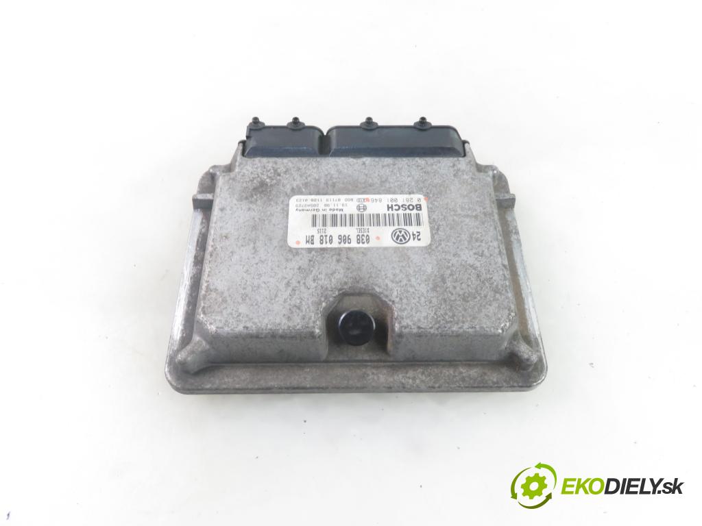 VW GOLF IV (1J1) HB 1999 81,00 1.9 TDI 110 - ASV 1896,00 Riadiaca jednotka Motor 038906018BM ; 0281001846