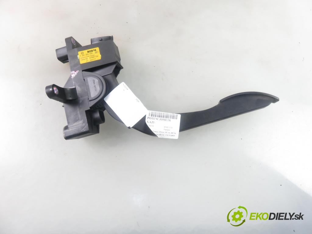 IVECO DAILY VI Furgon FURGON 2020 100,00 3.0 NaturalPower 136 - F1CFA401C 2998,00 Potenciometer plynu 504061734 ; 0281002632 ; F01C050007 (Pedále)