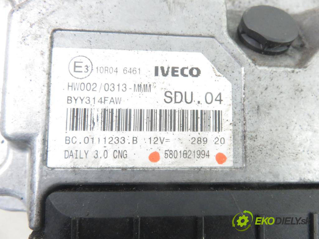 IVECO DAILY VI Furgon FURGON 2020 100,00 3.0 NaturalPower 136 - F1CFA401C 2998,00 Riadiaca jednotka Motor 5801621994