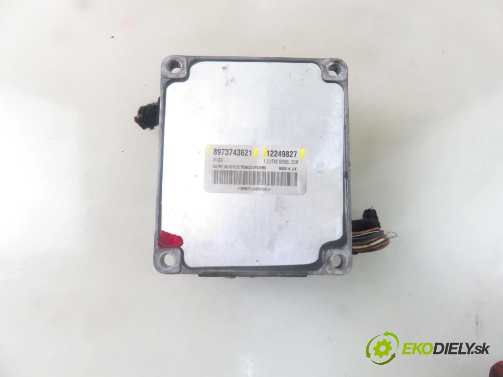 OPEL ASTRA G Kombi (T98) KOMBI 2004 55,00 1.7 DTI 16V - Y 17 DT 1686,00 Riadiaca jednotka Motor 8973743621 ; 12249827