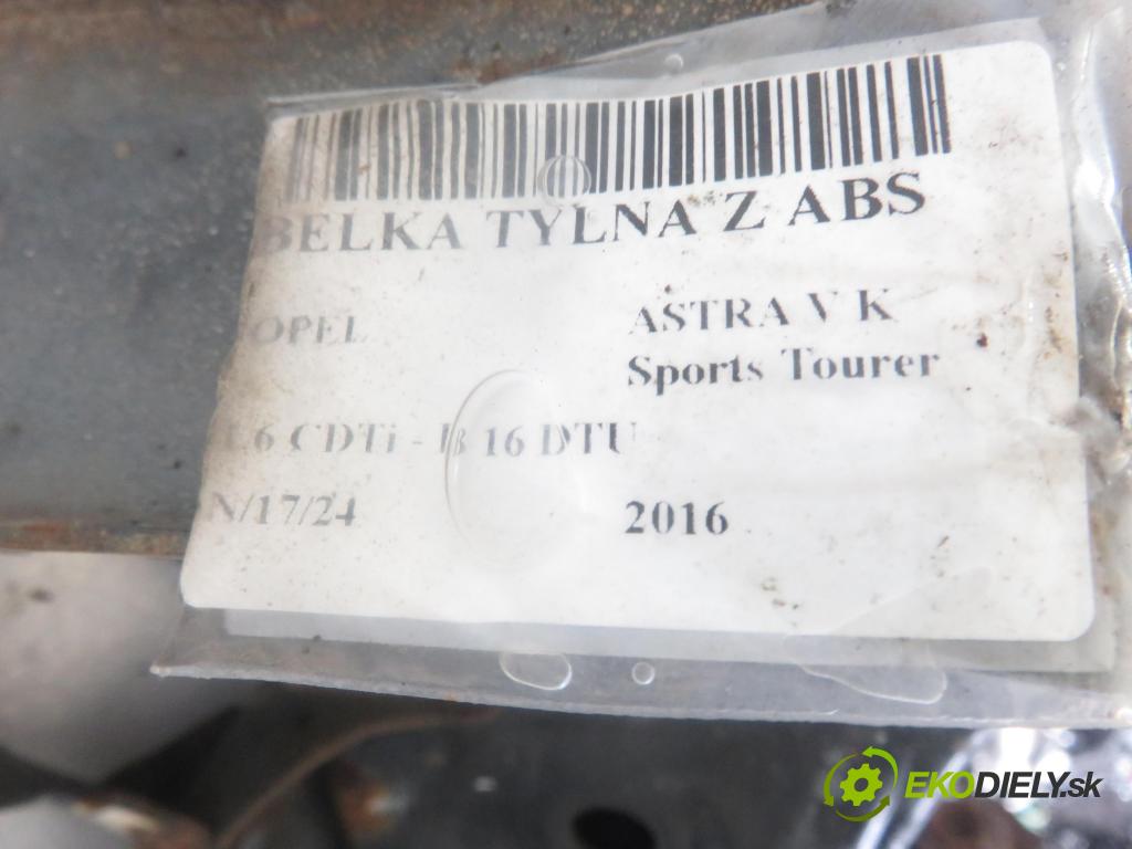 OPEL ASTRA K Sports Tourer KOMBI 2016 81,00 1.6 CDTi - B 16 DTU 1598,00 Výstuha zadná ABS